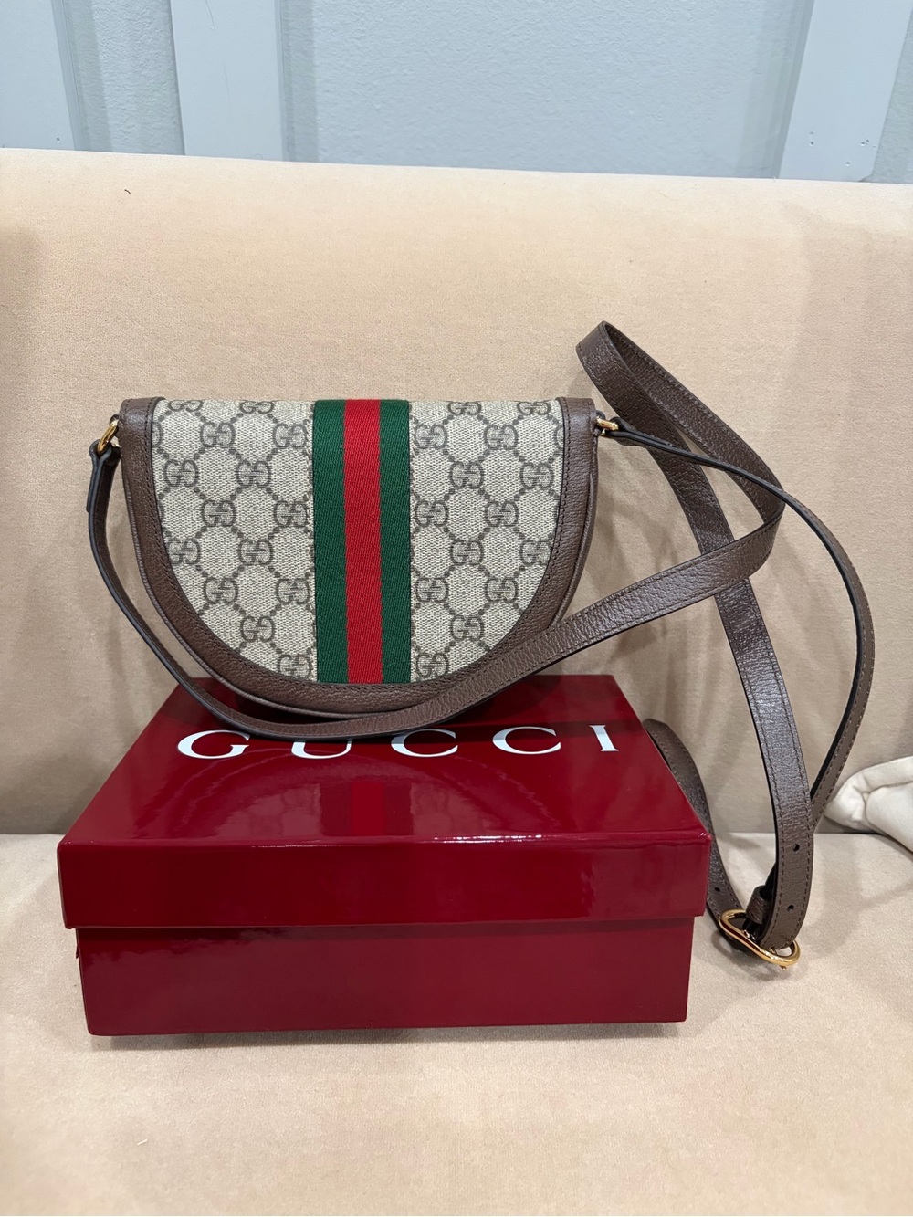 Gucci Mini Ophidia Flap Bag - Picture 5 of 16